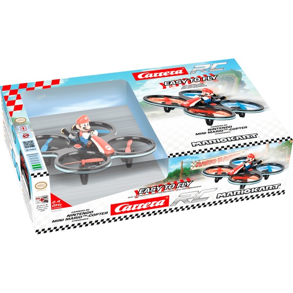 Carrera RC Mini Mario Copter Drohne Rot Blau