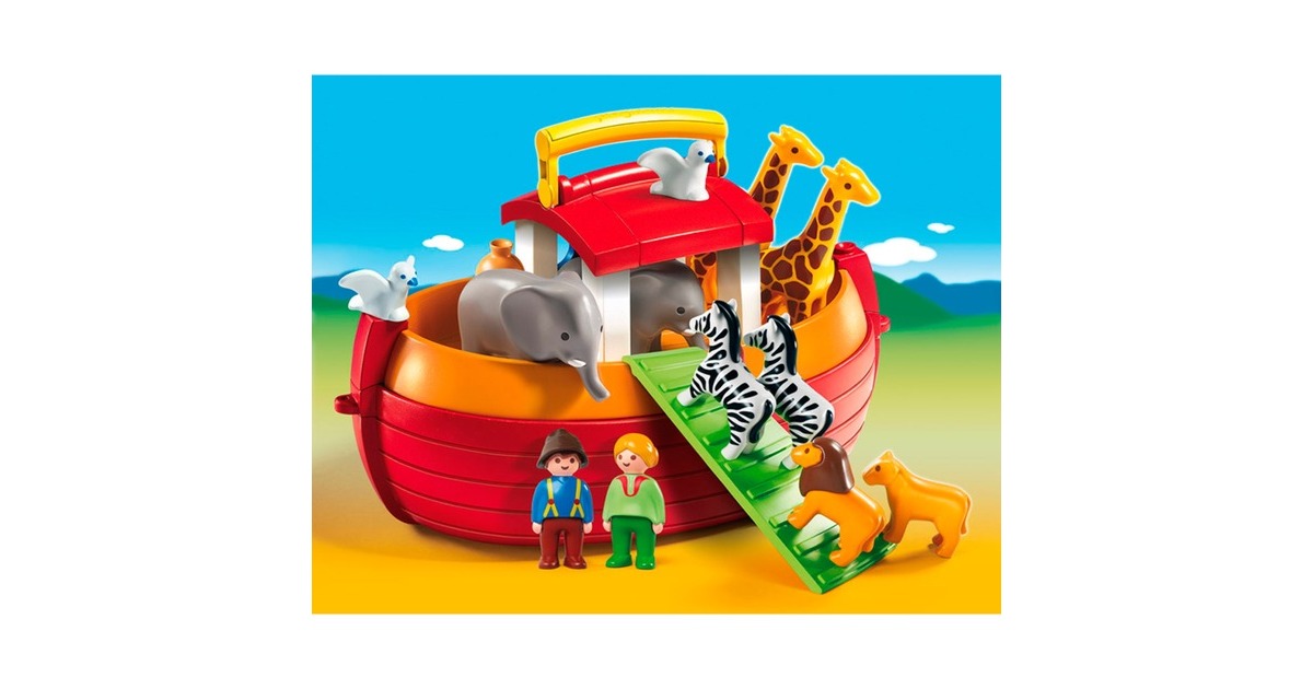 PLAYMOBIL 6765 1.2.3 Meine Mitnehm Arche Noah Konstruktionsspielzeug