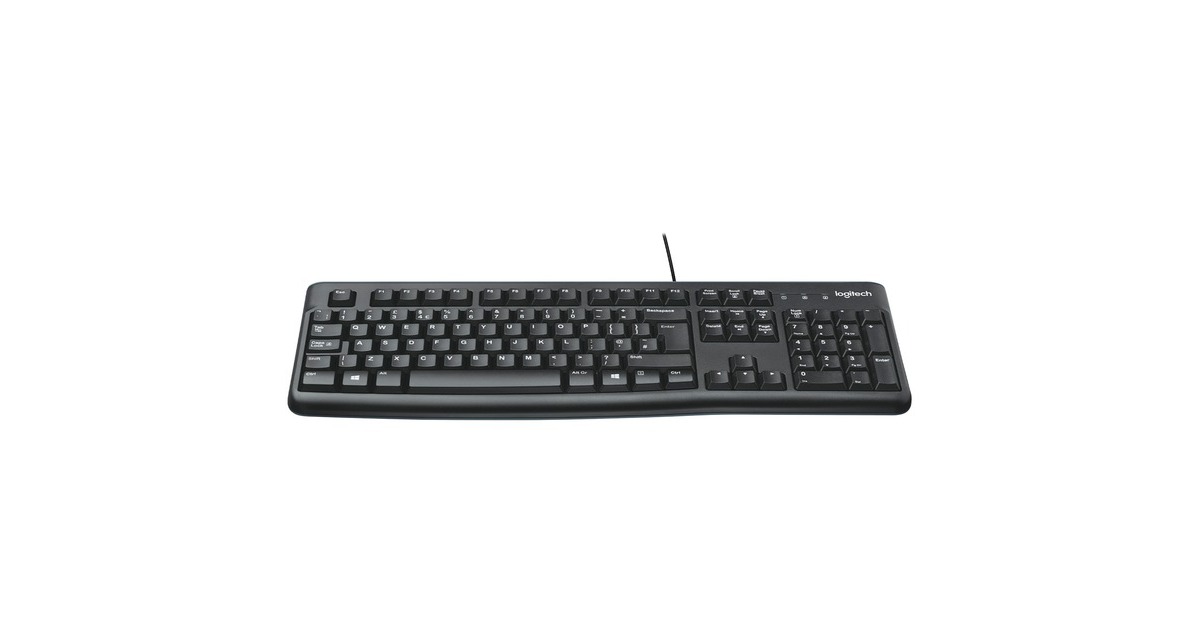 Logitech Keyboard schwarz, Tastatur DE-Layout K120