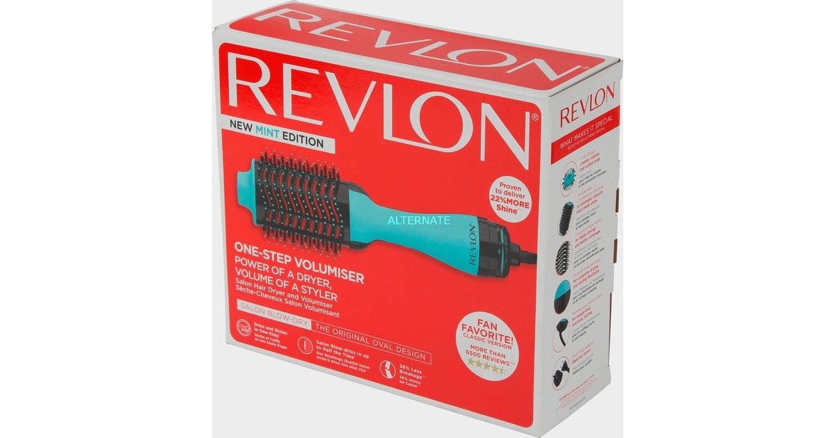 Revlon Salon One-Step Volumizer RVDR5222MUKE Mint mint/schwarz Edition, Warmluftbürste