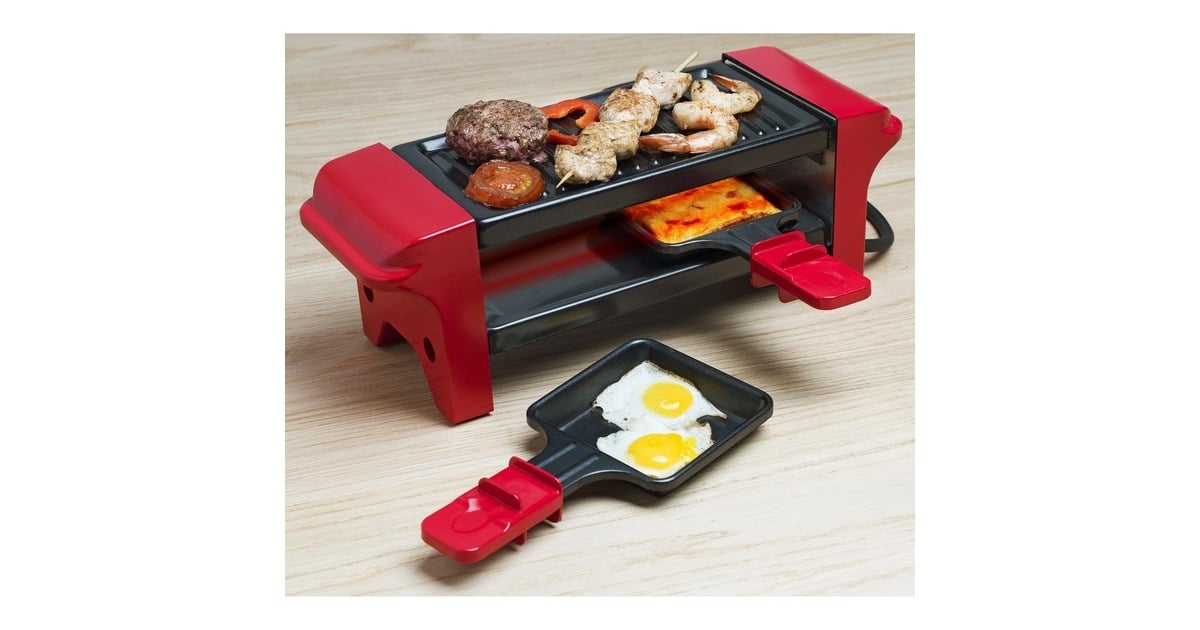 AGR102 Bestron Raclette rot Grill