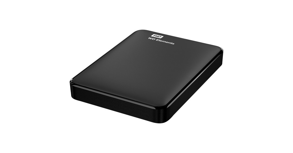 WD Elements Portable 2 TB, 3.2 Festplatte Micro-USB-B schwarz, Externe 1 (5 Gen Gbit/s)