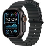 Apple Watch Ultra 2, Smartwatch schwarz, 49 mm, Trail Loop schwarz M/L, Titangehäuse, Cellular