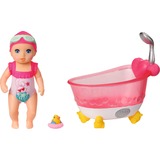 ZAPF Creation BABY born® Minis - Playset Badewanne mit Amy, Spielfigur 