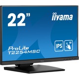 iiyama ProLite T2254MSC-B1AG, LED-Monitor 55 cm (22 Zoll), schwarz, FullHD, IPS, Touchscreen