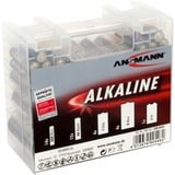 Ansmann Alkaline Red Line Box, 35 Batterien Set AAA / AA / Baby-C / Mono-D / 9V E-Block