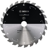Bosch Kreissägeblatt Standard for Wood, Ø 250mm, 24Z Bohrung 30mm, für Akku-Kappsägen