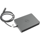 Dell WD15 Generalüberholt, Dockingstation schwarz, HDMI, VGA, Mini DisplayPort