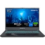 GIGABYTE G5 KF5-H3DE354KH, Gaming-Notebook grau, Windows 11 Home 64-Bit, 39.6 cm (15.6 Zoll) & 144 Hz Display, 1 TB SSD