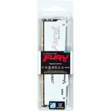 Kingston FURY DIMM 32 GB DDR5-6000, Arbeitsspeicher weiß, KF560C30BWA-32, FURY Beast RGB, INTEL XMP