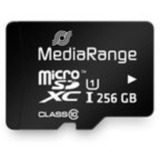 MediaRange 256 GB microSDXC, Speicherkarte schwarz, Class 10