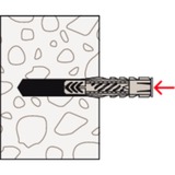 fischer Universaldübel UX 5x30 R hellgrau, 100 Stück