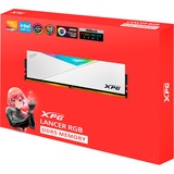 ADATA DIMM 48 GB DDR5-7200 (2x 24 GB) Dual-Kit, Arbeitsspeicher weiß, AX5U7200C3424G-DCLARWH, XPG Lancer RGB, INTEL XMP