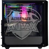 ALTERNATE aTTaX Gold Gaming-PC • RTX 4060 • AMD Ryzen™ 5 7600X • 16 GB RAM schwarz/transparent, Windows 11 Home 64-Bit