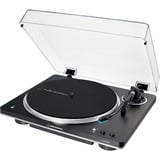 Audio-Technica AT-LP70XBTBS, Plattenspieler schwarz/silber, Integrierter Phono-Vorverstärker, Bluetooth, Vollautomat, Riemenantrieb