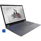 Lenovo ThinkPad P16 G2 (21FA005CGE), Notebook grau/schwarz, Windows 11 Pro 64-Bit, 40.6 cm (16 Zoll) & 165 Hz Display, 1 TB SSD