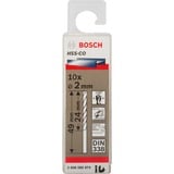 Bosch PRO Stainless Steel HSS-Co Spiralbohrer, Ø 2,0mm 10 Stück, Arbeitslänge 24mm