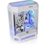 Thermaltake The Tower 600 , Tower-Gehäuse weiß, Tempered Glass x 3