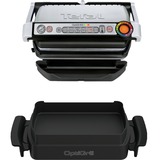 Tefal Optigrill + Snacking & Baking GC714D, Kontaktgrill silber/schwarz, 2000 Watt