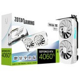 ZOTAC GeForce RTX 4060 Ti 8GB Twin Edge OC White Edition, Grafikkarte weiß, DLSS 3, 3x DisplayPort, 1x HDMI 2.1