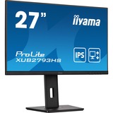 iiyama ProLite XUB2793HS-B7, LED-Monitor 68.6 cm (27 Zoll), schwarz (matt), FullHD, IPS, Adaptive-Sync, 100Hz Panel