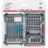 Bosch Professional Control-Schrauberbit-Set Bohrer- Mehrzweckbohrern, & 35-teilig, 1/4\