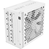 NZXT C1000 White, PC-Netzteil weiß, 1x 16-Pin Grafikkarten Stecker, 6x PCIe, Kabel-Management, 1000 Watt