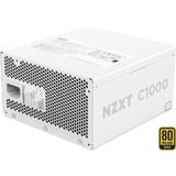 NZXT NZXT C1000 White, PC-Netzteil weiß, 1x 16-Pin Grafikkarten Stecker, 6x PCIe, Kabel-Management, 1000 Watt