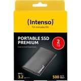 Intenso Externe SSD Premium 2 GB schwarz, USB-A 3.2 Gen 1 (5 Gbit/s)