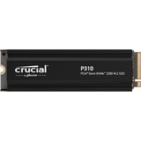 Crucial P310 1 TB mit Kühlkörper, SSD PCIe 4.0 x4, NVMe, M.2 2280