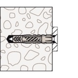 fischer Universaldübel UX 6x35 hellgrau, 100 Stück