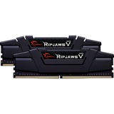 G.Skill DIMM 64 GB DDR4-4600 (2x 32 GB) Dual-Kit, Arbeitsspeicher schwarz, F4-4600C20D-64GVK, Ripjaws V, INTEL XMP