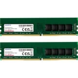 ADATA DIMM 16 GB DDR4-3200 (2x 8 GB) Dual-Kit, Arbeitsspeicher grün, AD4U32008G22-DTGN, Premier