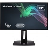 ViewSonic VP2768a-4K, LED-Monitor 68.5 cm (27 Zoll), schwarz (matt), UltraHD/4K, AH-IPS, USB-C, Pantone-validiert