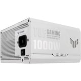 ASUS TUF Gaming 1000W Gold White Edition, PC-Netzteil schwarz, 1x 12VHPWR, 5x PCIe, Kabel-Management, 1000 Watt