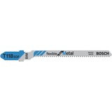 Bosch Stichsägeblatt T 118 EOF Flexible for Metal, 83mm 5 Stück