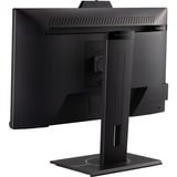 ViewSonic VG2440V Videokonferenzmonitor, LED-Monitor 60.5 cm (24 Zoll), schwarz (matt), FullHD, IPS, Webcam, Mikrofon, USB Hub