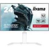 iiyama G-Master GB2470HSU-W6 Red Eagle, Gaming-Monitor 60.5 cm (23.8 Zoll), weiß (matt), FullHD, Fast IPS, Adaptive-Sync, 180Hz Panel