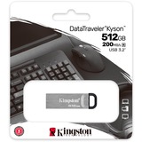 Kingston DataTraveler Kyson 512GB, USB-Stick silber, USB-A 3.2 Gen 1