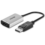 Lindy Konverter DisplayPort 1.4 > HDMI 8K schwarz/grau, 11cm