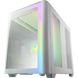 FSP M580-WA wh, Tower-Gehäuse weiß, Tempered Glass x 2