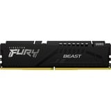 Kingston FURY DIMM 8 GB DDR5-6000, Arbeitsspeicher schwarz, KF560C30BB-8, FURY Beast, INTEL XMP