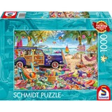 Schmidt Spiele Sonnige Auszeit am Strand, Puzzle 1000 Teile