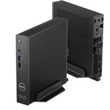 Dell OptiPlex 3000 Thin Client (PW1FF), Mini-PC schwarz, Wyse ThinOS