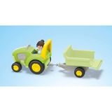 PLAYMOBIL 71656 Junior: Bauernhof-Abenteuer mit Traktor, Anhänger und tierischen Freunden, Konstruktionsspielzeug 