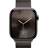 Apple Watch Series 10, Smartwatch Titan Natur, Titangehäuse, 46 mm, Sportarmband steingrau S/M, Cellular