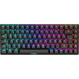 Sharkoon SKILLER SGK50 S3 PBT, Gaming-Tastatur schwarz, DE-Layout, Gateron G Pro 3.0 Yellow