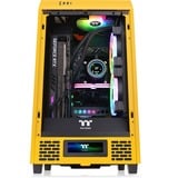 Thermaltake The Tower 200 , Tower-Gehäuse dunkelgelb, Tempered Glass