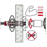 fischer Hohlraumdübel DuoHM 4x55 S PZ 25 Stück, mit Panhead-Schraube