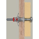 fischer Hohlraumdübel DuoHM 4x55 S PZ 25 Stück, mit Panhead-Schraube